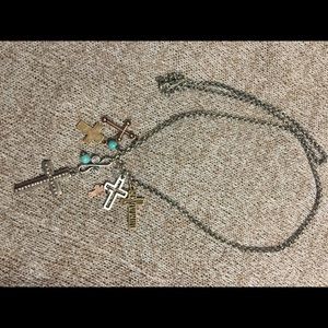 24 inch Cross necklace with extender.